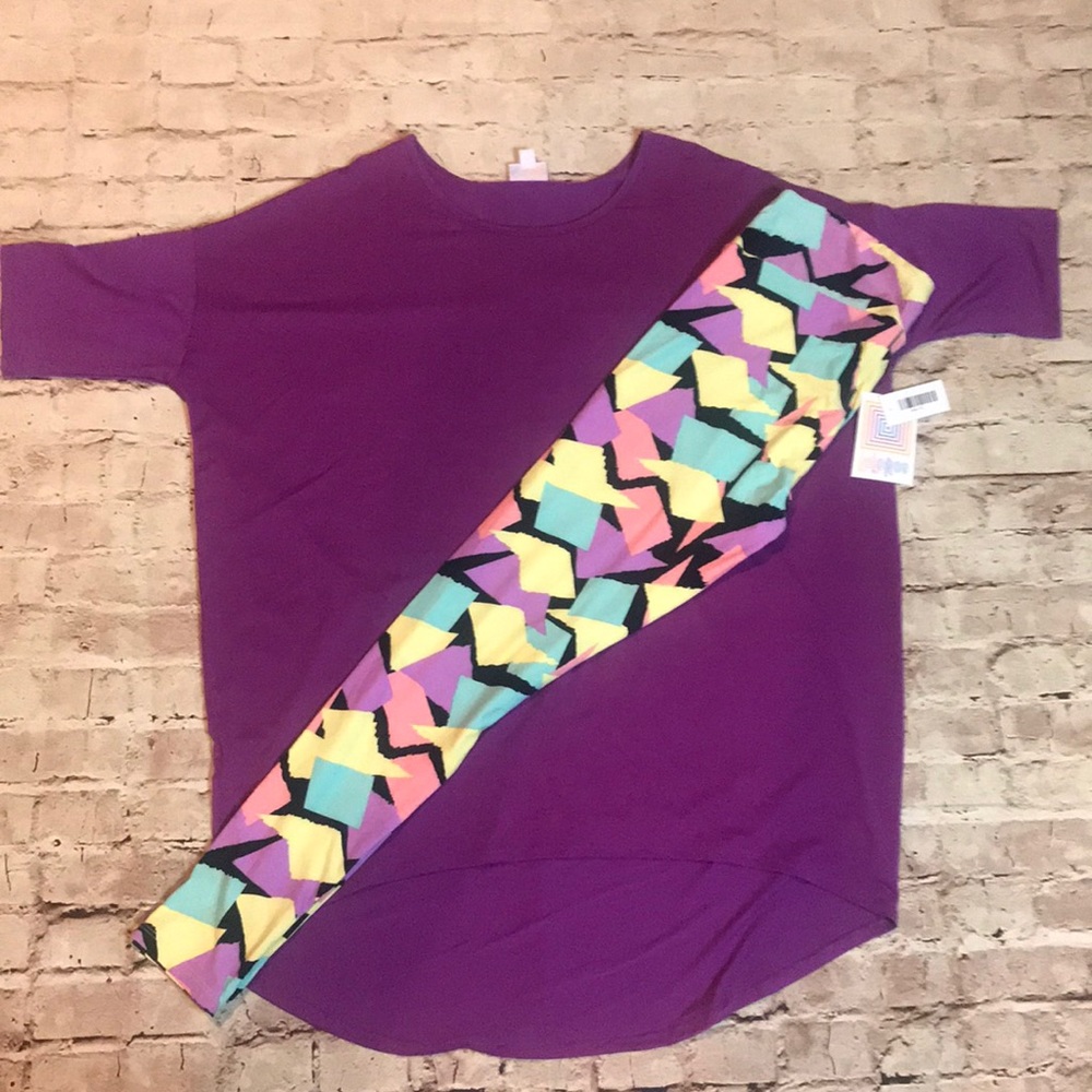 NWT LuLaRoe outfit TC Leggings & XL Irma